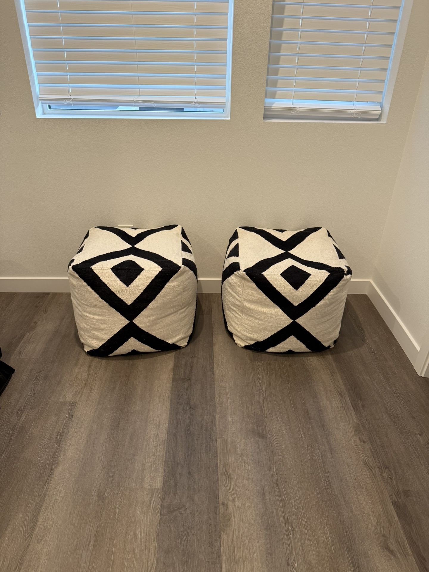 CB2 Poufs