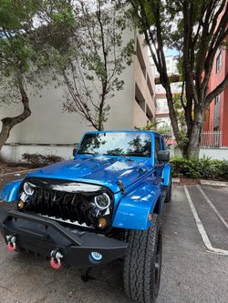2015 Jeep Wrangler Custom Build Blue