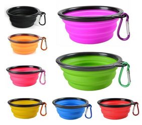 Portable collapsible dog bowls 8 colors available