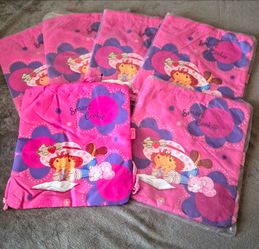 Strawberry Shortcake Drawstring Bags
