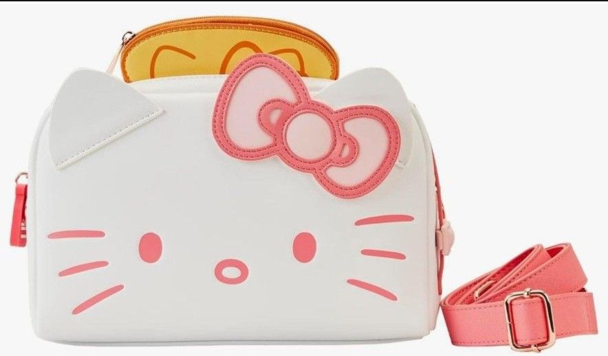 Loungefly Hello Kitty Toaster Exclusive Crossbody With Coin Purse New With Tags