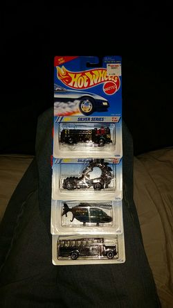 WOW! HTF Highly Sought-after '95 HotWheels SILVER series new, all are new in factory sealed blister pack