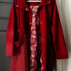 Women’s Red  Guess. Raincoat 