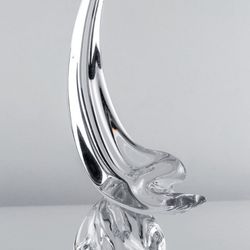 dolphin cristal sculture by Daum France