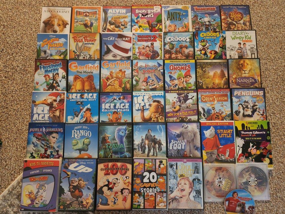 43 MOVIES EXCELLENT CONDITION
