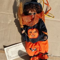 Antique Halloween Doll With The Warranty