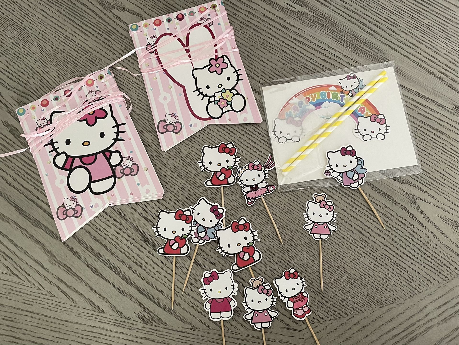 Hello Kitty Birthday Banner