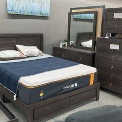 Platform 5pc Queen Bedroom Set 