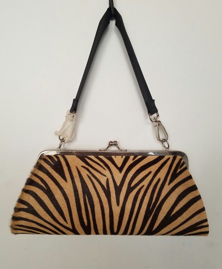 Vintage Spiegel Tiger Print Leather Purse-New