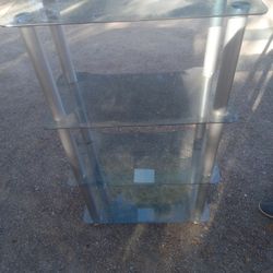 Glass Shelving Unit