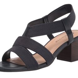 New Bella Vita Women’s navy block heel sandals 10W