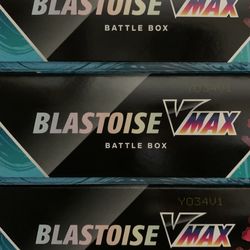 Lot Of 3 Blastoise VMAX Battle Boxes