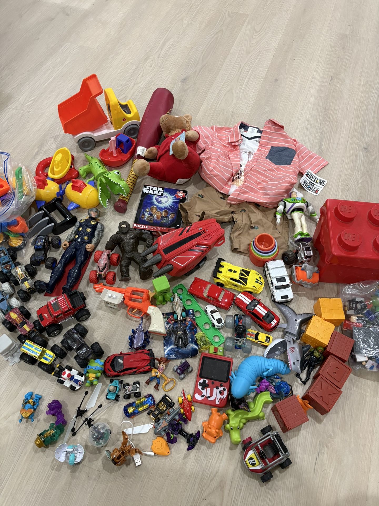 Boys 🧒 Toys All Set Size 3 New All🎈