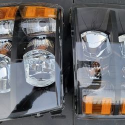 07-13 Chevrolet Silverado Headlights Luces Micas Calaveras Faros Faroles Focos Chevy