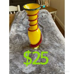 Jeau Bishop Glass Vase
