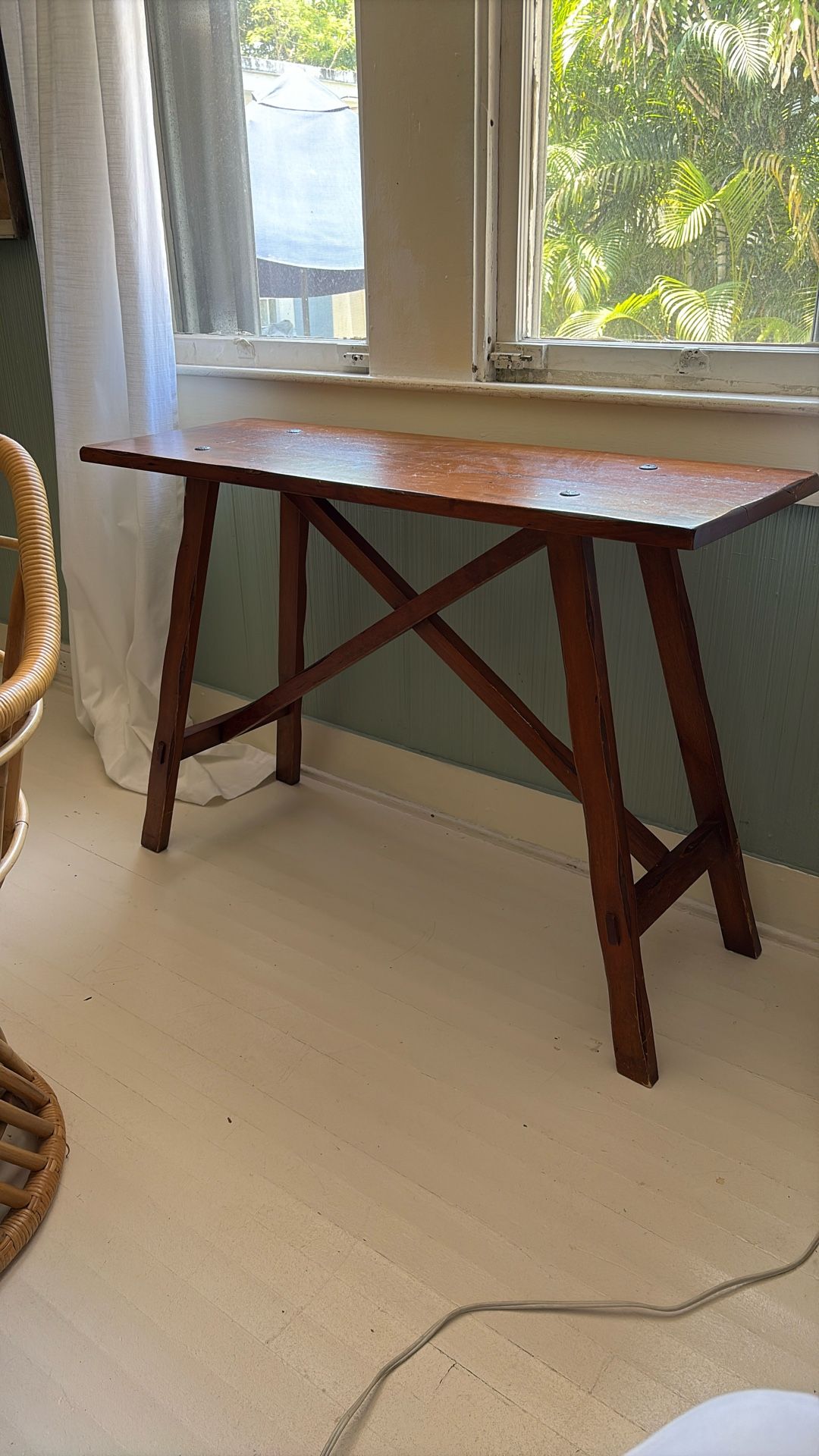 Vintage Wood Console