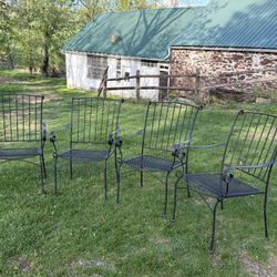 Solid Heavy Duty Metal Chairs 