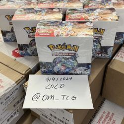 Pokemon Stellar Crown SV07 Booster Box Display 36 Packs English Card Sealed Case