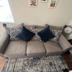 Gray  Long Couch