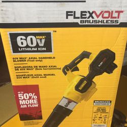 DEWALT FLEXVOLT 60V MAX 125 MPH 600 CFM Brushless Cordless Battery Powered Blower (Tool Only)