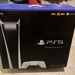 Digital PS5- New In The Box- never open