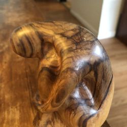 Small Wood Statue/ Read Description 