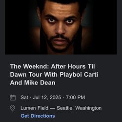 The Weeknd Tickets (2)