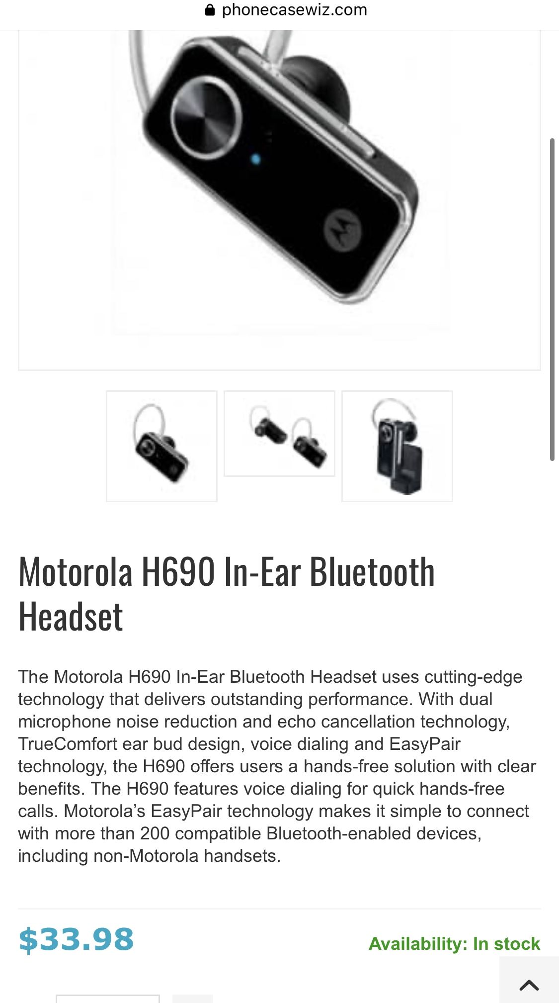 motorola h690