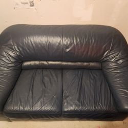 5 Ft. Blue Loveseat Couch - Good Condition