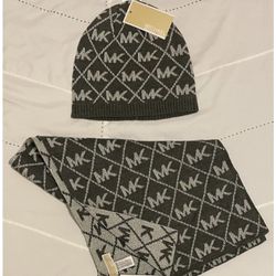 Michael Kors Ladies Silver Metallic 2 Piece Set 