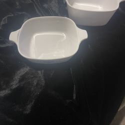 CorningWare 2 Small Casseroles 