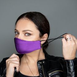 Face Silk Purple Mask 