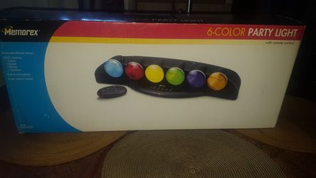 Memorex Millenium Strobe Light Display 6 Color Party DJ Stage new