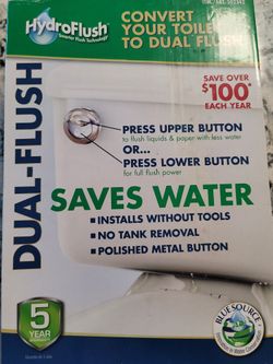 Toilet Dual Flush Water Saver