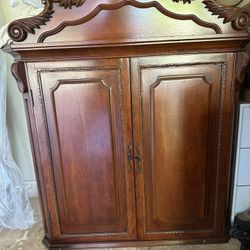 Wooden Armoire Wardrobe $75