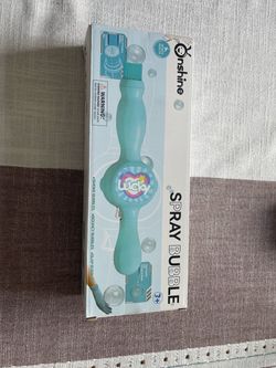 Spray bubbles machine for kids