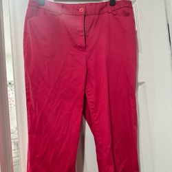 Women's Hot Pink Dress Pants