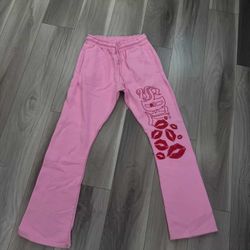 Sdl Pink Kiss Valentines Sweatpants 