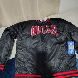 Chicago Bulls Button Jacket 
