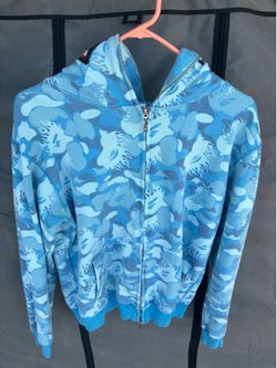 Light blue Bape hoodie