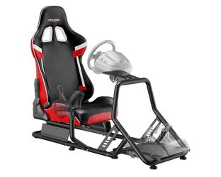 New -ARES WING Racing Simulator Cockpit with Seat, Formula and GT Sim Racing Cockpit Compatible with Fanatec, Thrustmaster, Logitech, Moza Racing Game