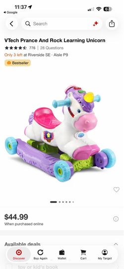 Vtech ride and learn unicorn