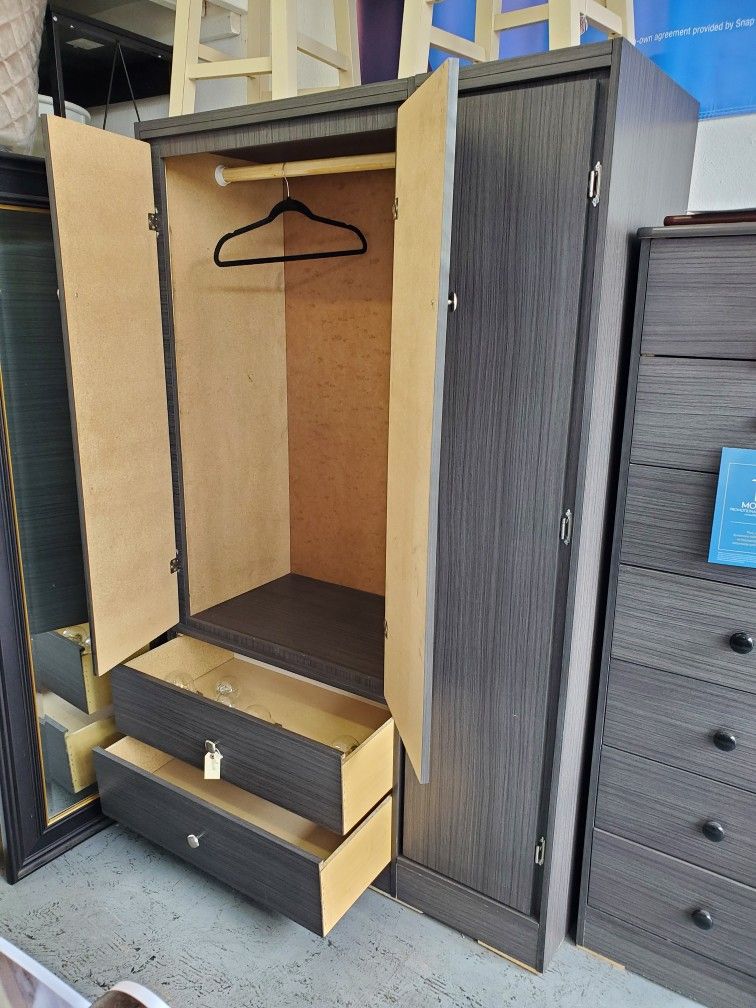 New Large Gray Shelving Storage Closet Cabinet With Drawers Available In Other Colors Come Visit Our Store In Paramount