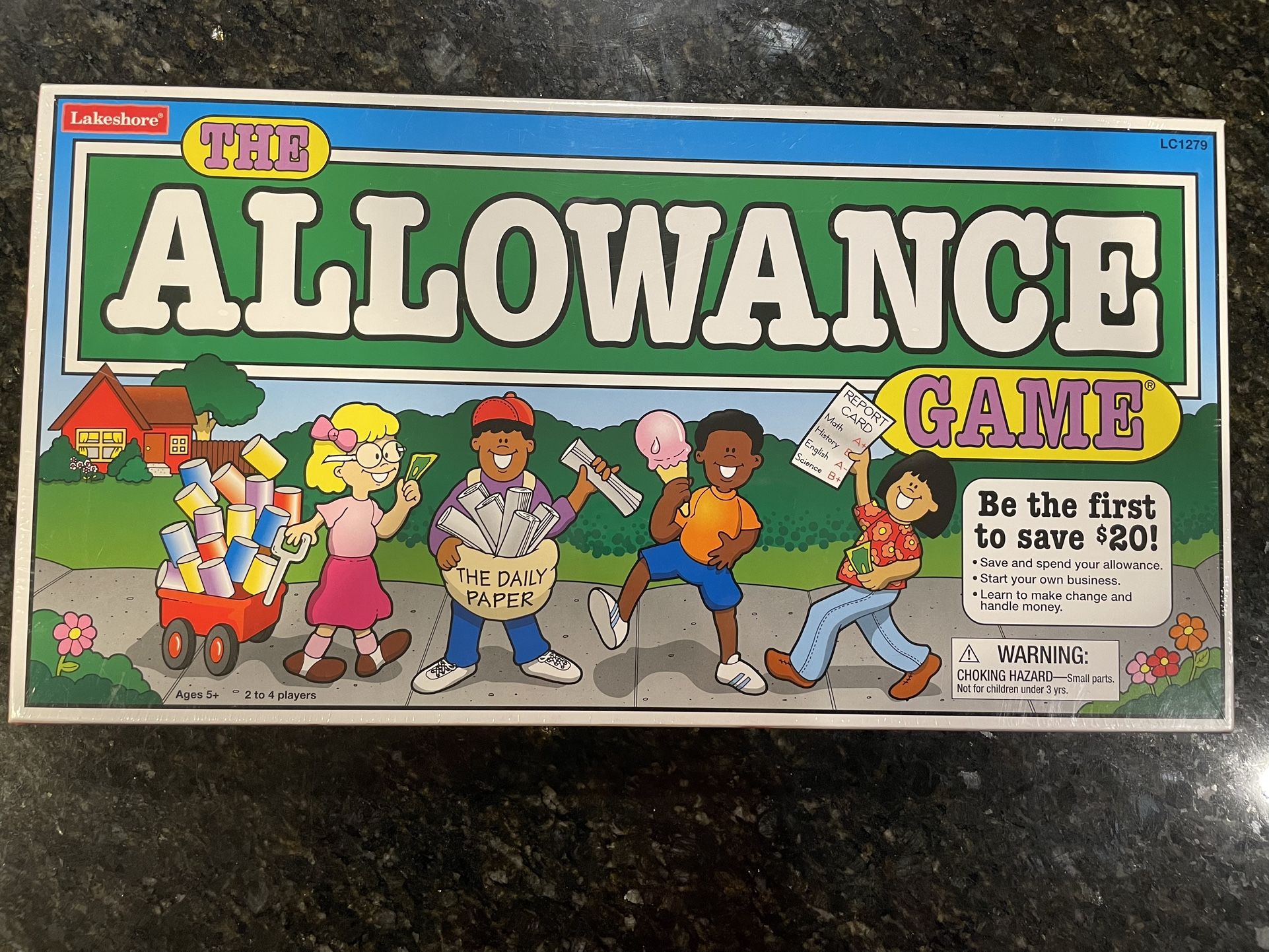 Lakeshore The Allowance Game - Finance Money Teaching For Kids - Board Game