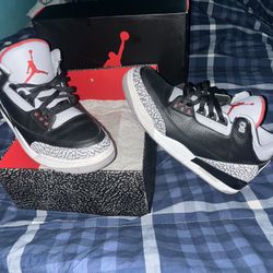 Jordan 3 Black Cement Size 13