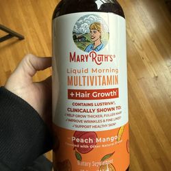 Mary Ruth Multivitamin +Hair growth Peach Mango