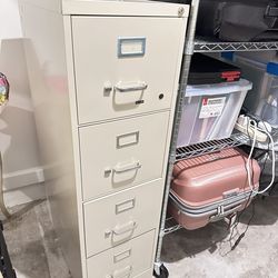 Vertical Four Drawer File Cabinet In Great Condition!
