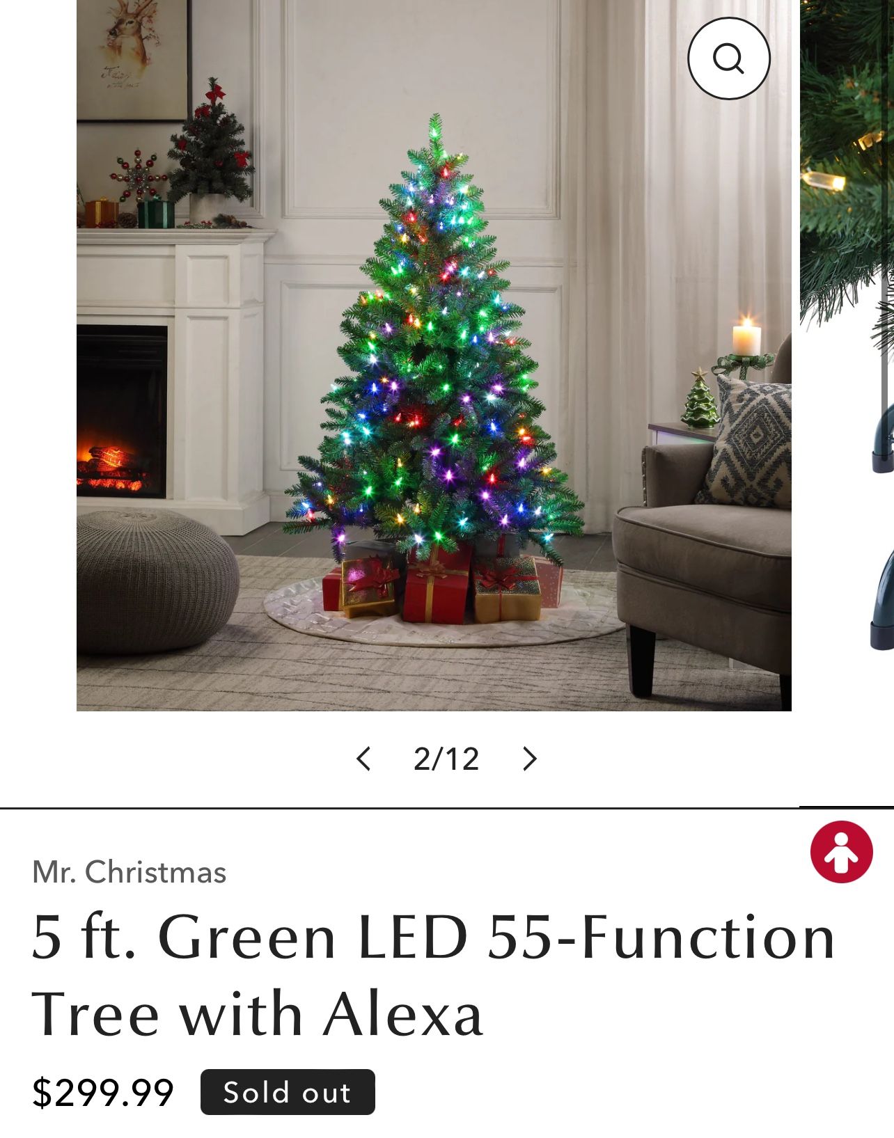 Mr. Christmas Green LED 55- Functions Tree With Alexa