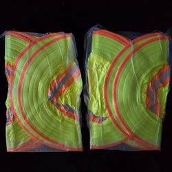Bright reflective hats with neck cover