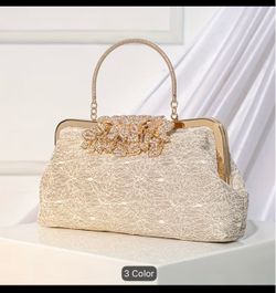 Gold clutch
